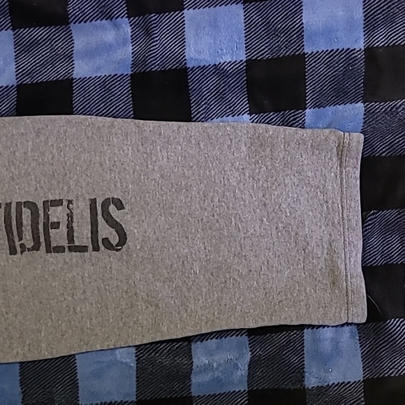 Vintage.  Made in USA. The Game Sweats. Semper Fidelis. Marine core motto. M - Picture 4 of 12